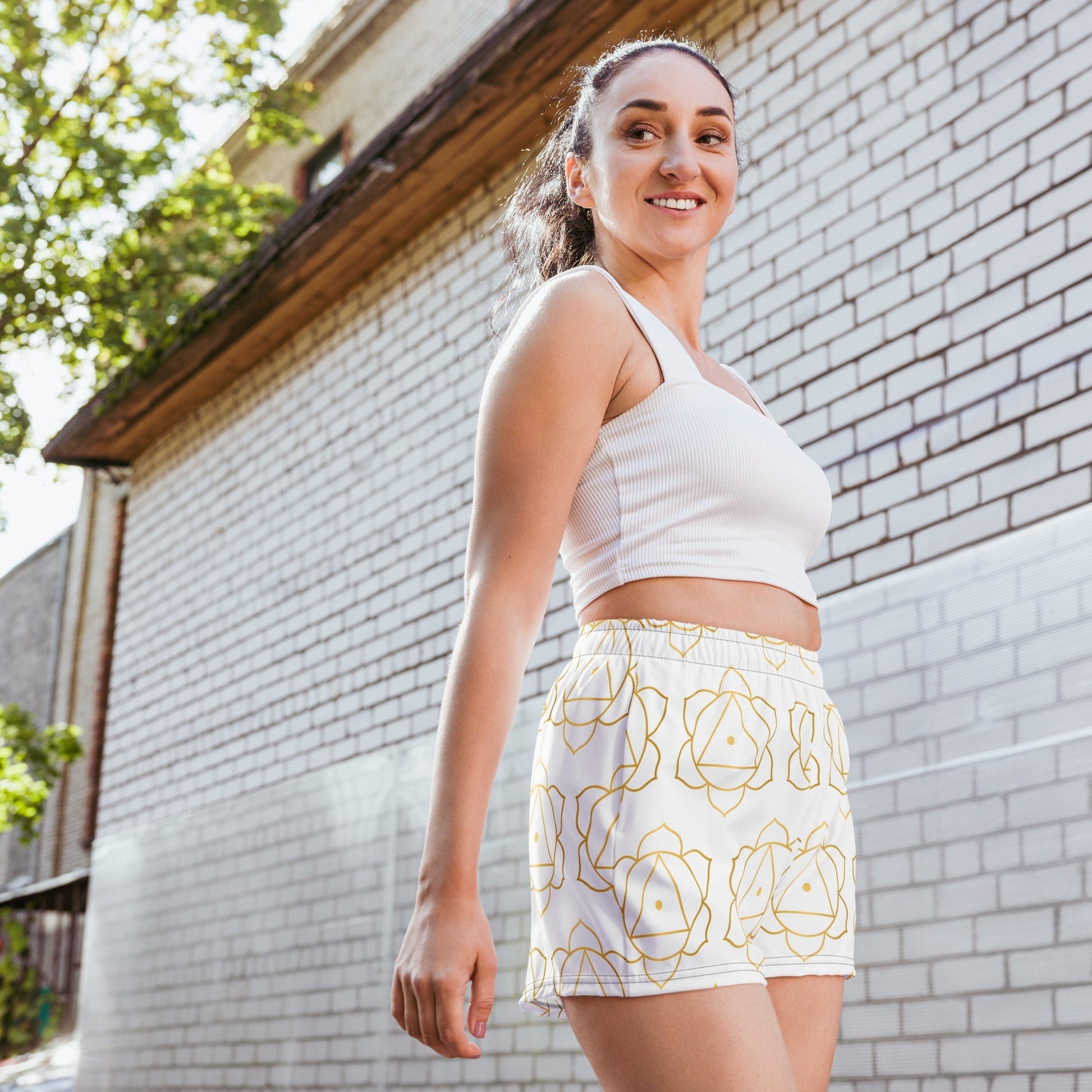 GLOW Natural Wellness GLOW Iconic Recycled Athletic Shorts