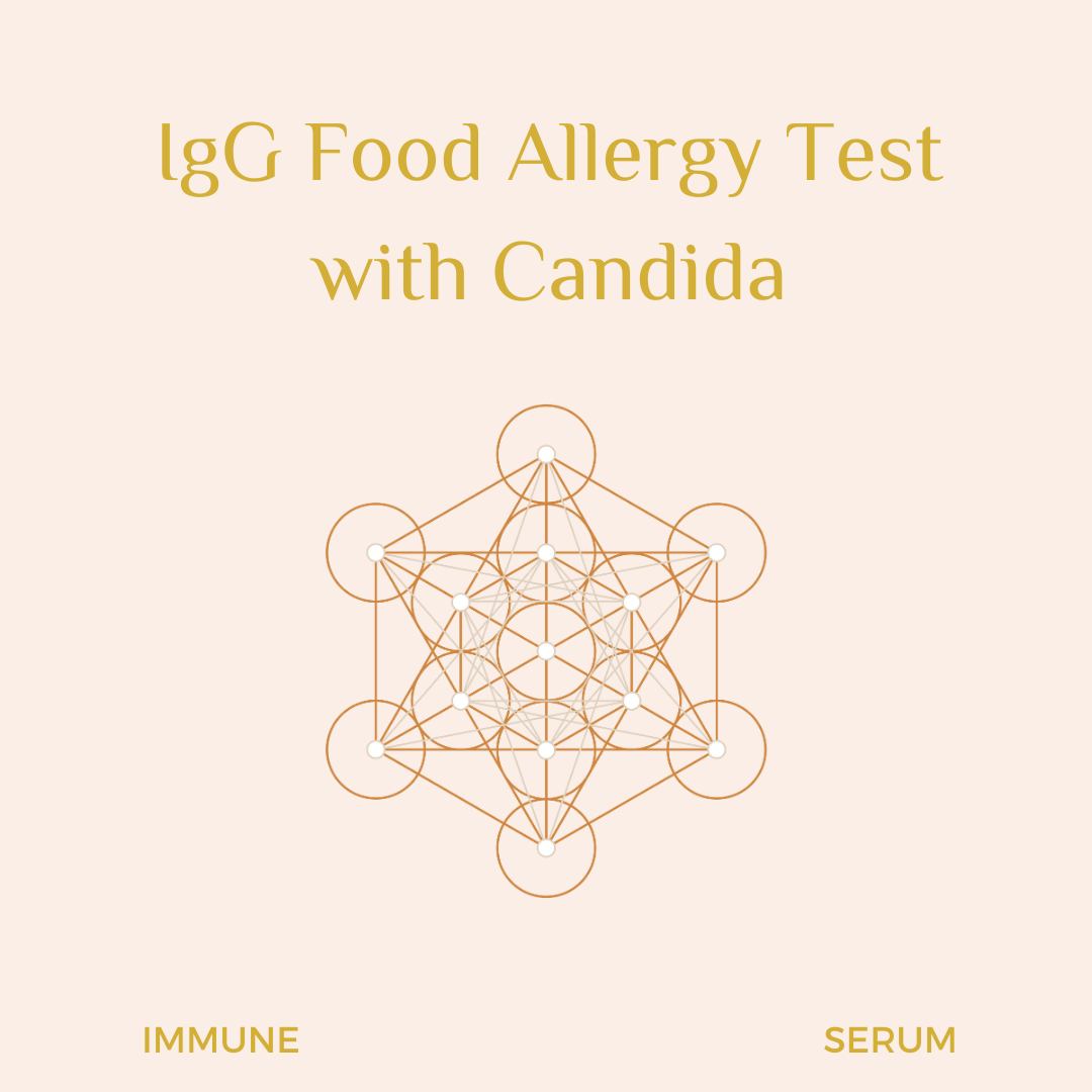 GLOW Natural Wellness IgG Food Allergy Test w/ Candida (94)